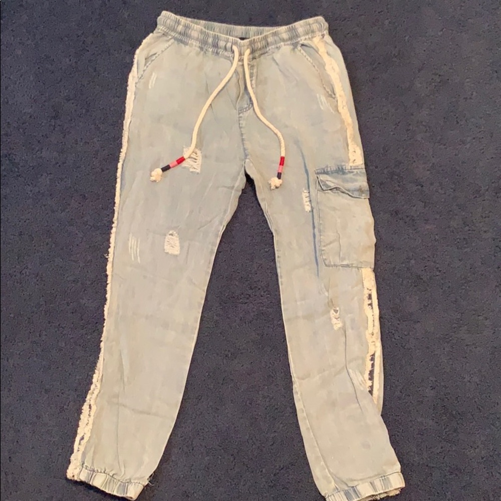 Cute summery jean like joggers